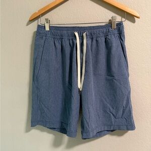 Fair Harbor Blue Drawstring Lined Hybrid Shorts Size S